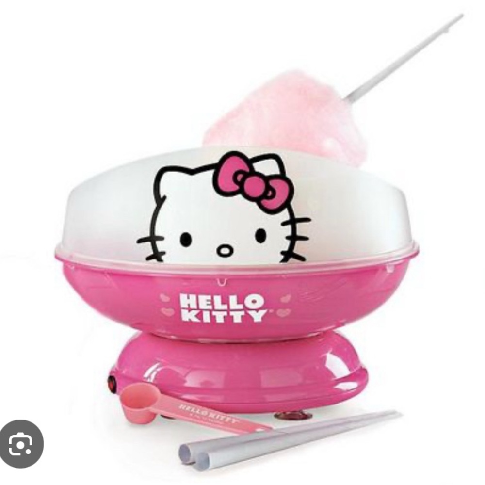 Hello Kitty Pink and White Cotton Candy Maker